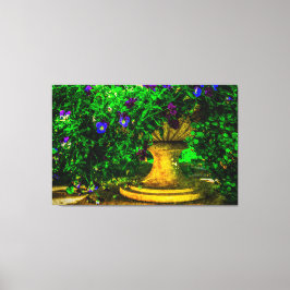 Sommaren i trädgården canvastryck