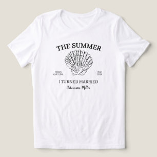 Sommaren jag blev gift Systerbrud Bröllopskväll T Shirt