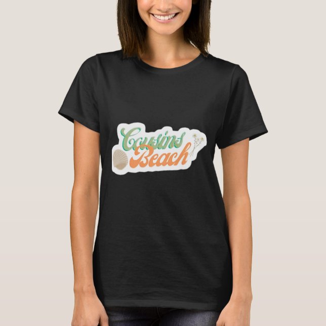 Sommaren jag blev snygg, t shirt (Framsida)