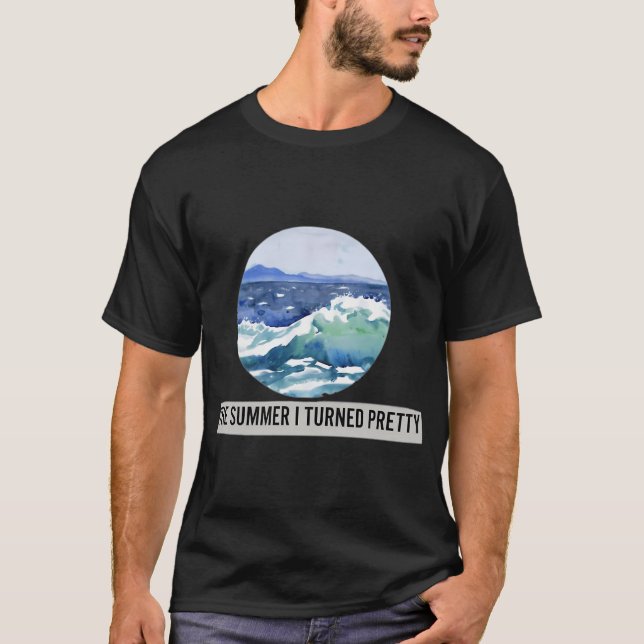 Sommaren jag blev snygg. t shirt (Framsida)