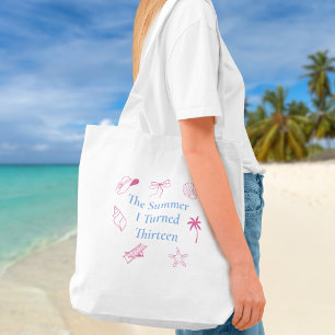 Sommaren jag fyllde tretton Seashells Beach Tygkasse