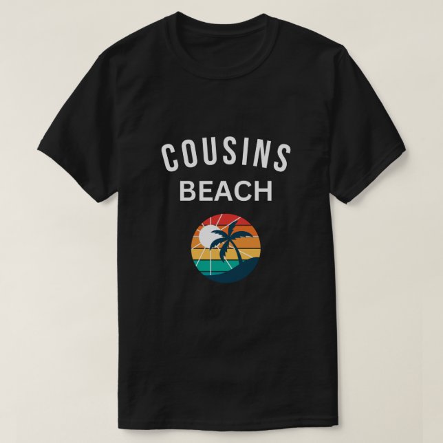 Sommaren jag vände Söten - Cousins Beach College T Shirt (Design framsida)