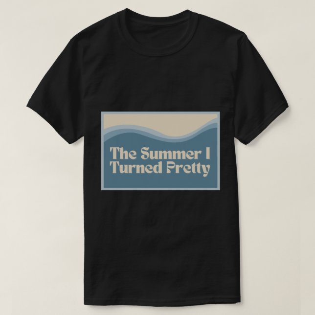 Sommaren jag vände Söten T Shirt (Design framsida)