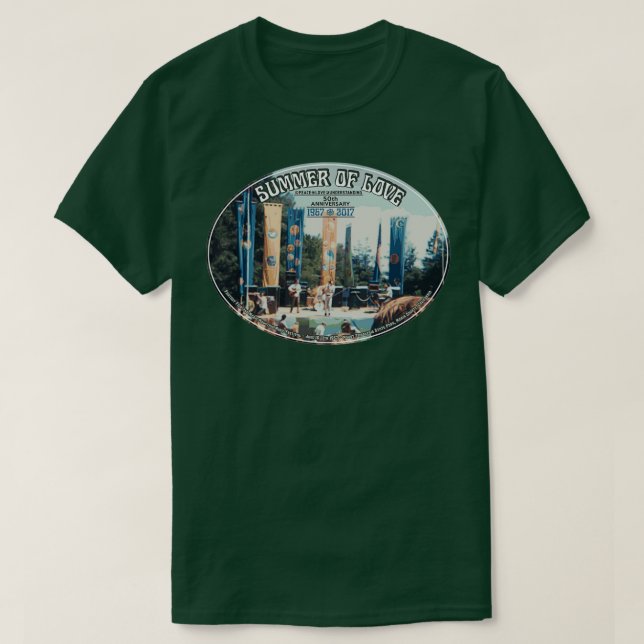 Sommaren Kärlek 1967, femtioårsdagen  T Shirt (Design framsida)