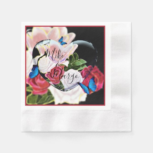 Sommaren Kärlek ligger i Luft Pappersservett (Framsidan)