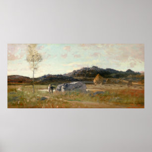 Sommaren landskap poster