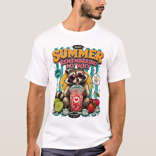 Sommaren Minns Min Varför T Shirt (Framsida)
