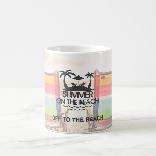 Sommaren på Beach | PERSONLIG Kaffemugg (Center)