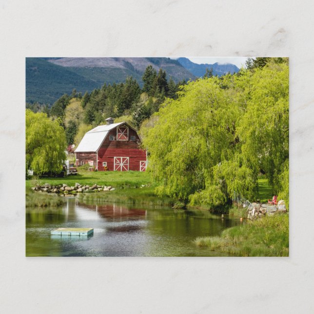 Sommaren på gården vykort (Framsida)