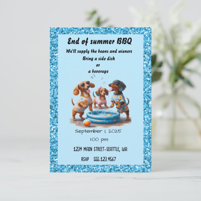 Sommaren Party Inbjudningar (Stående Fram)