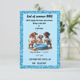 Sommaren Party Inbjudningar