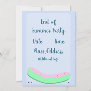 Sommaren Party Kawaii Watermelon Inbjudningar