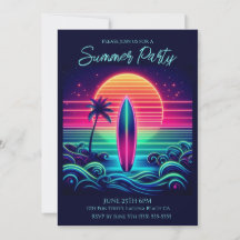 Sommaren Party- Surfing the Neon Sunset