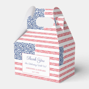 Sommaren Picnic Par i hela Amerika 4 juli Presentaskar