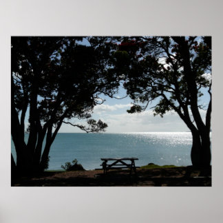 Sommaren Picnic Spot Poster