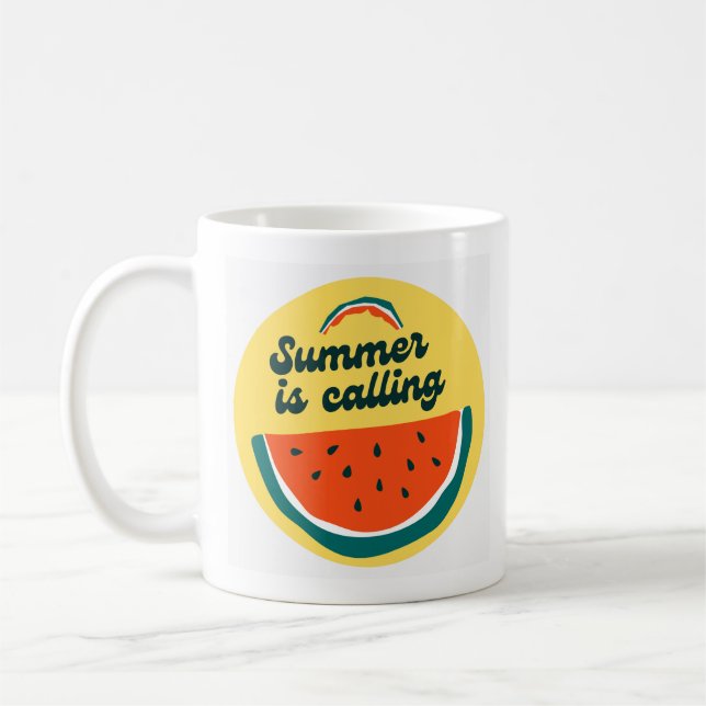 Sommaren ringer kaffemugg (Vänster)