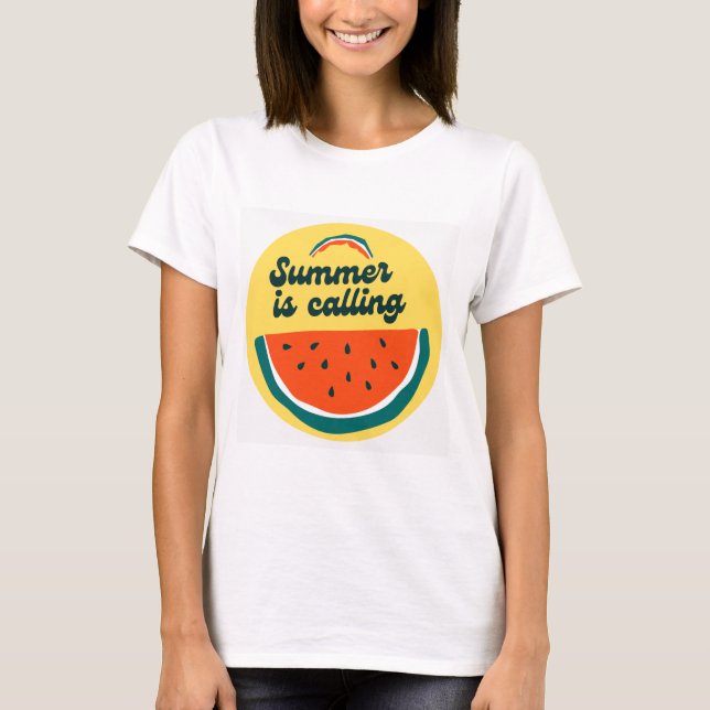 Sommaren ringer t shirt (Framsida)