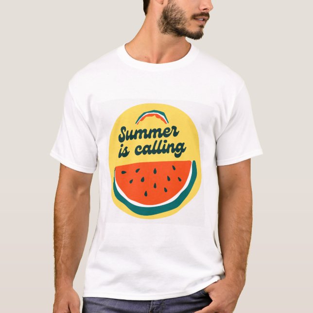 Sommaren ringer t shirt (Framsida)