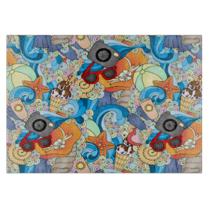 Sommaren Roligt Mönster