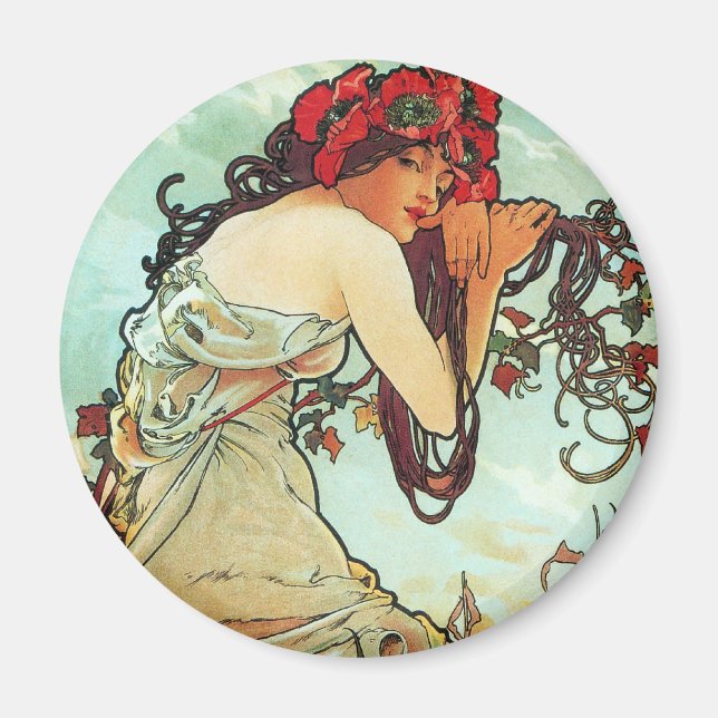 Sommaren, Seasons, Mucha Magnet (Framsidan)