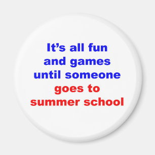 Sommaren skolar magnet