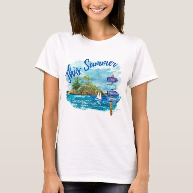Sommaren T Shirt (Framsida)