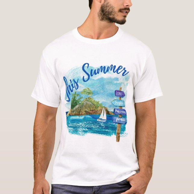 Sommaren T Shirt (Framsida)