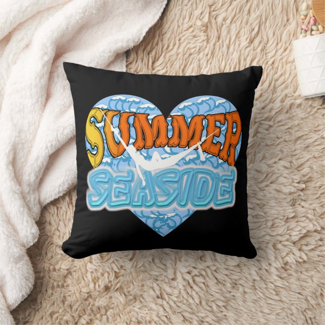 Sommaren vid Seaside Kudde (Filt)
