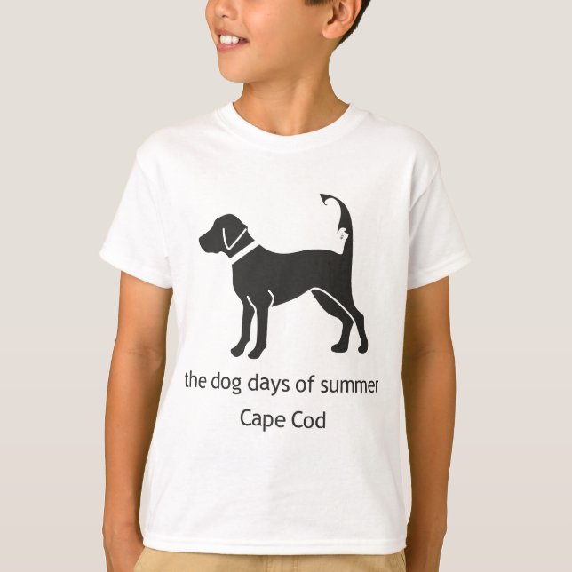 SOMMARENS hund Tee Shirt (Framsida)