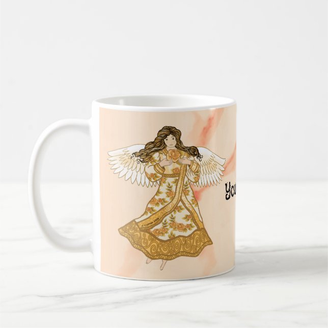 Sommarens kristna ängel kaffemugg (Vänster)