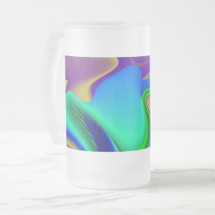 Sommarens magi, Abstrakt 3D Art Frostat Ölglas