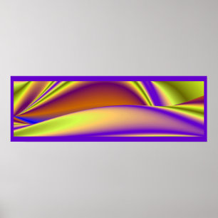 Sommarens magi, Abstrakt 3D Art Poster