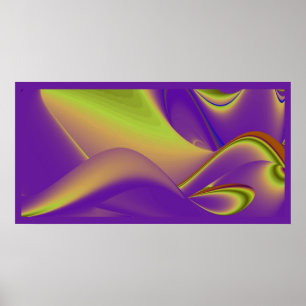 Sommarens magi, Abstrakt 3D Art Poster