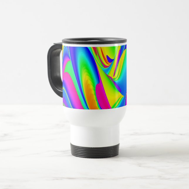 Sommarens magi, Abstrakt 3D Art Resemugg (Framsida vänster)