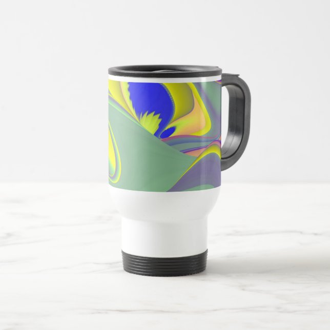 Sommarens magi, Abstrakt 3D Art Resemugg (Framsida höger)