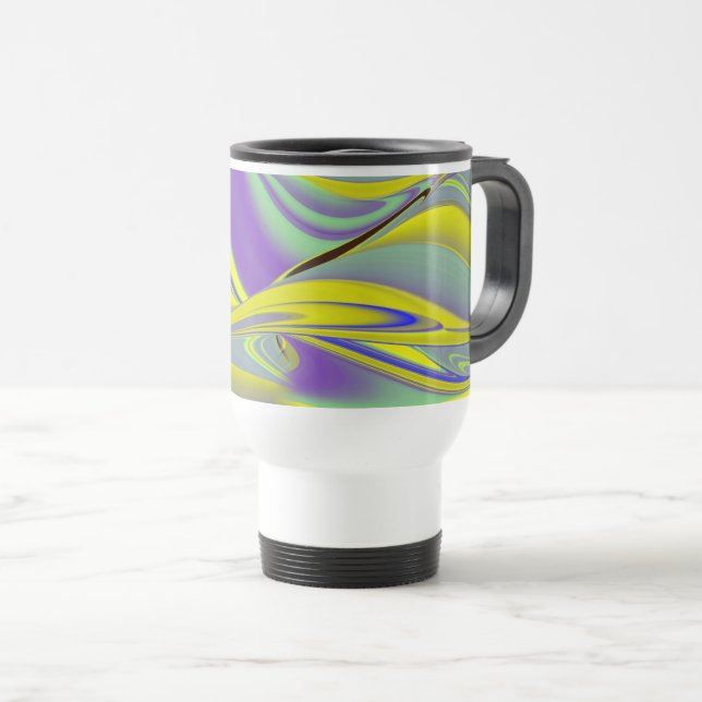 Sommarens magi, Abstrakt 3D Art Resemugg (Framsida höger)