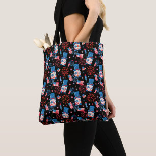 Sommarens Roligt Gnome 4 juli Tote Bag Tygkasse