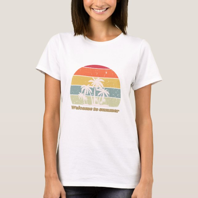 Sommarens särskilda utformning t shirt (Framsida)