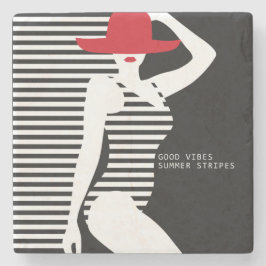 Sommarens Woman-underlägg Underlägg Sten