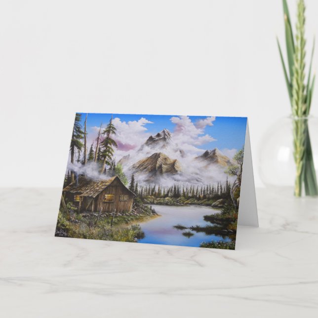 Sommarensamhetoljemålning av David Paul Helgkort (Framsida)