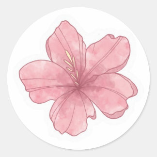 sommarestetisk runt klistermärke