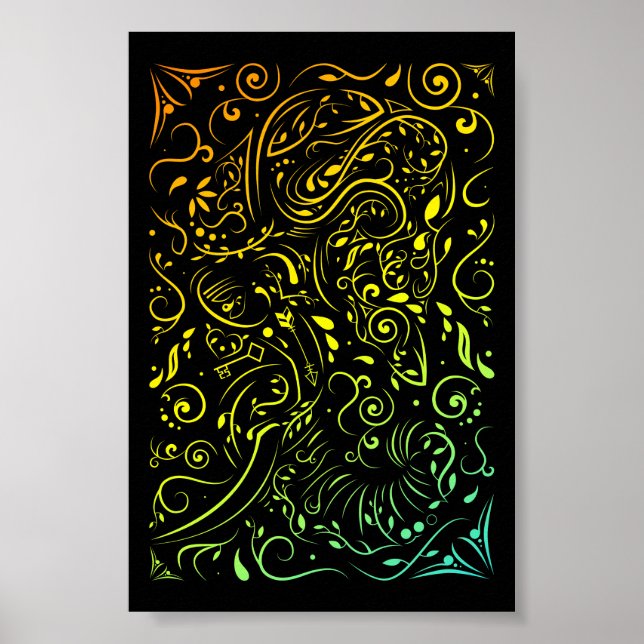 Sommarfadda för elefant poster (Framsidan)