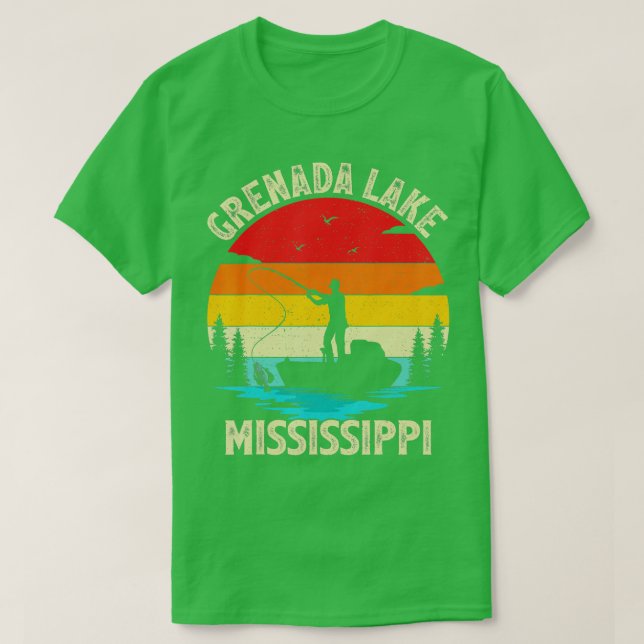 Sommarfångstens Vintage Mississippi Grenad T Shirt (Design framsida)