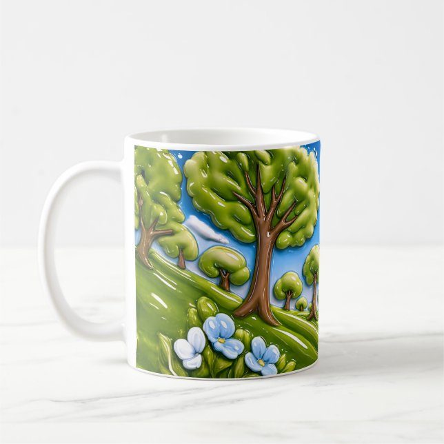 Sommärfantasiträd Kaffemugg (Vänster)