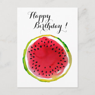 Sommarfärg Watermelon Vykort