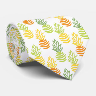 Sommarfärgad ananasfrukt flerfärgad mönster slips