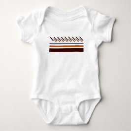 Sommarfärgad stripe t shirt