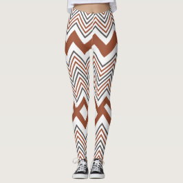 Sommarfärgad Zigzag Women's Leggings