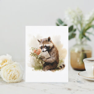 Sommarfärgen Raccoon - Vykort