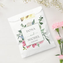 Sommarfärgen Vild Blommigt Bröllop